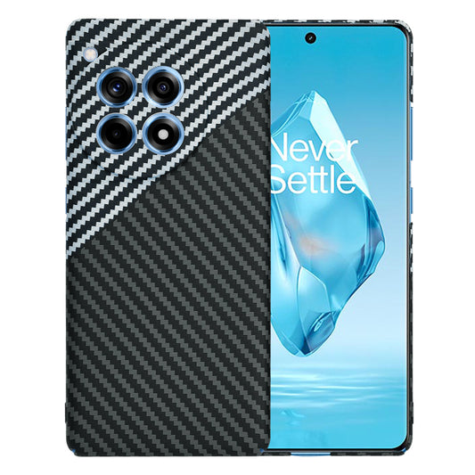 Θήκη για OnePlus 12R, Techsuit, Carbonite FiberShell, Μαύρο Γκρι