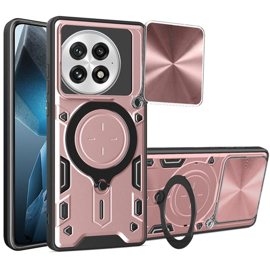 Θήκη για OnePlus 13, Techsuit, CamGuard Pro, Ροζ Χρυσό
