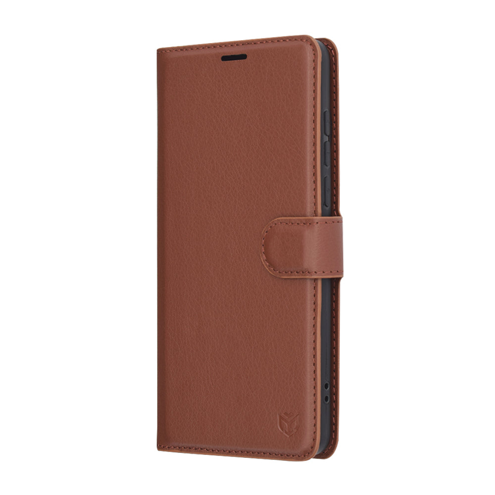 Θήκη για OnePlus 13, Techsuit, Leather Folio, Καφέ