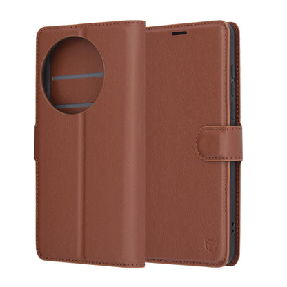 Θήκη για OnePlus 13, Techsuit, Leather Folio, Καφέ