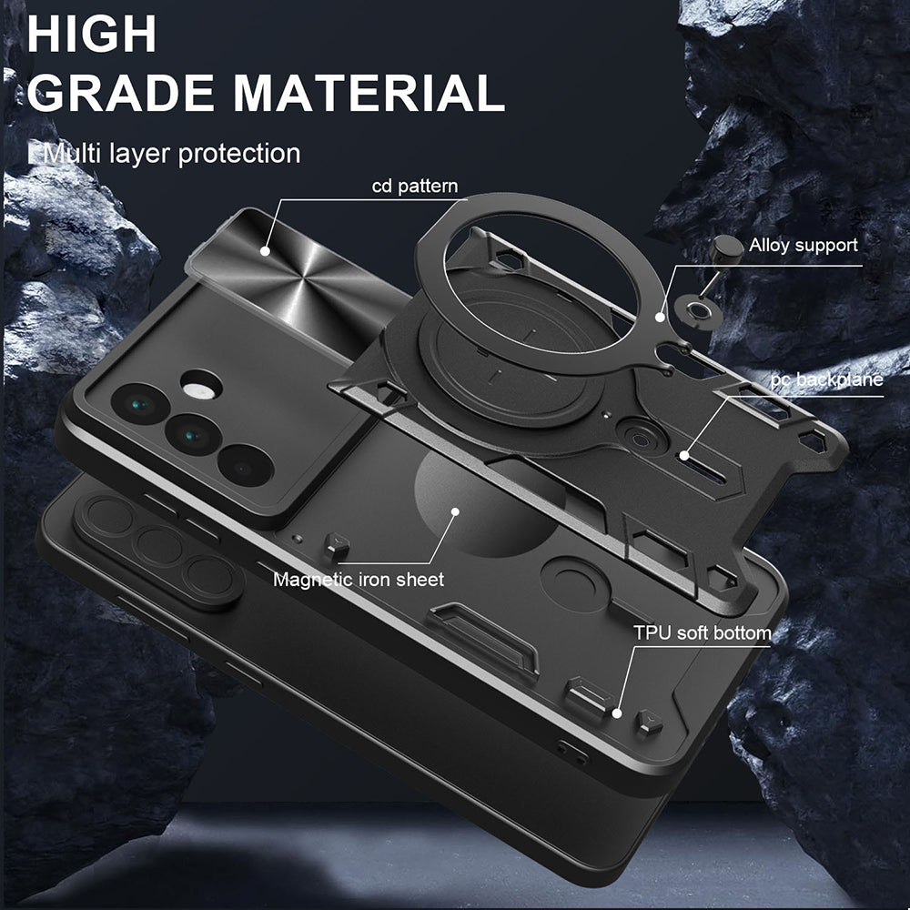 Θήκη για OnePlus 13R, Techsuit, CamGuard Pro, Μωβ
