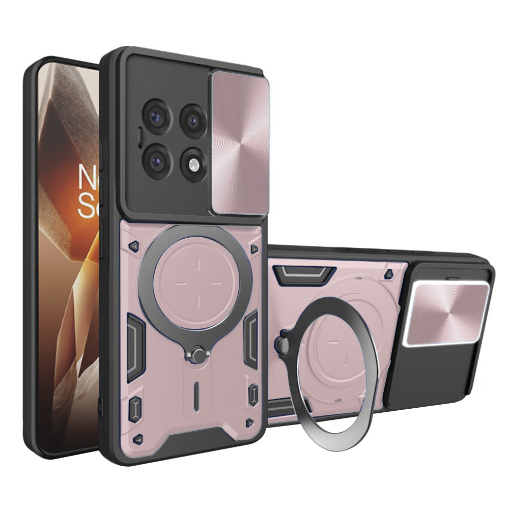 Θήκη για OnePlus 13R, Techsuit, CamGuard Pro, Ροζ Χρυσό