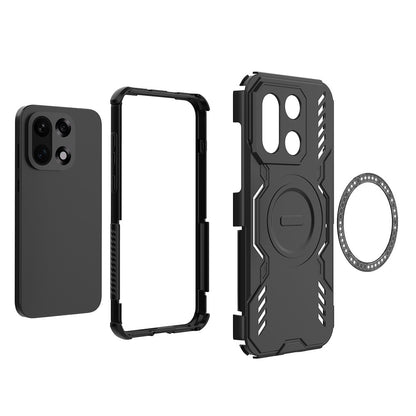 MagSafe Case for OnePlus 15, Techsuit, ArmorMag, Black