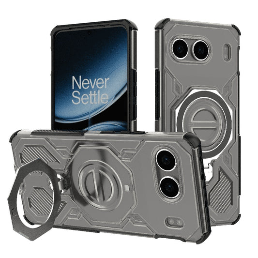 Θήκη για OnePlus Nord 4, Techsuit, Carbon Shield Pro, Καπνιστό