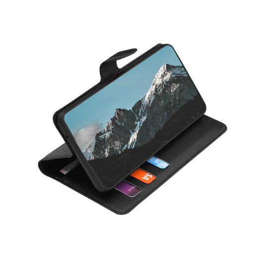 Θήκη για OnePlus Nord 6, Techsuit, Leather Folio, Μαύρη