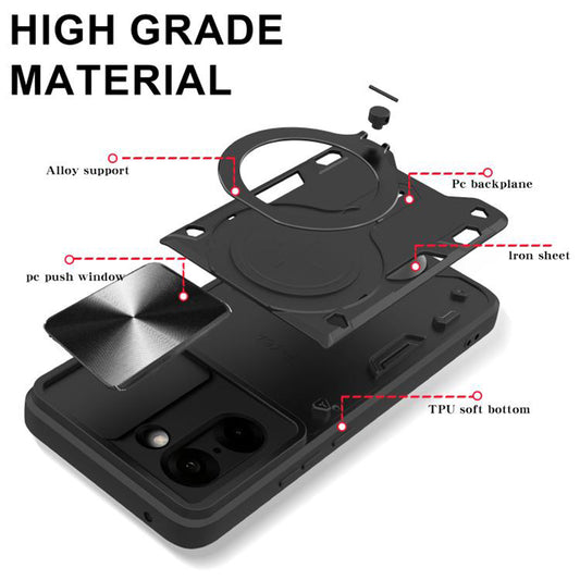 Θήκη για OnePlus Nord CE5, Techsuit, CamGuard Pro, Μαύρο