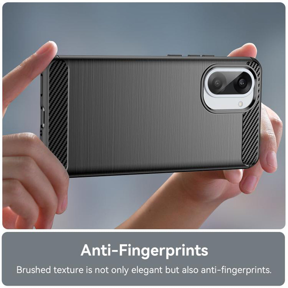 Case for OnePlus Nord CE5, Techsuit, Carbon, Black