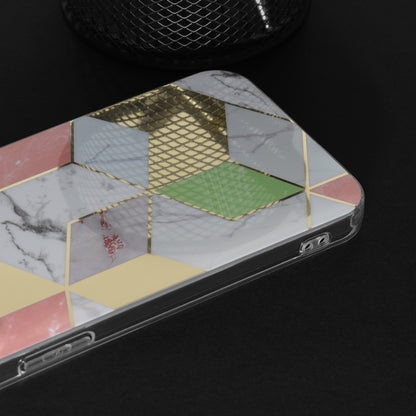 Θήκη για Oppo A17, Techsuit, Marble, Μωβ
