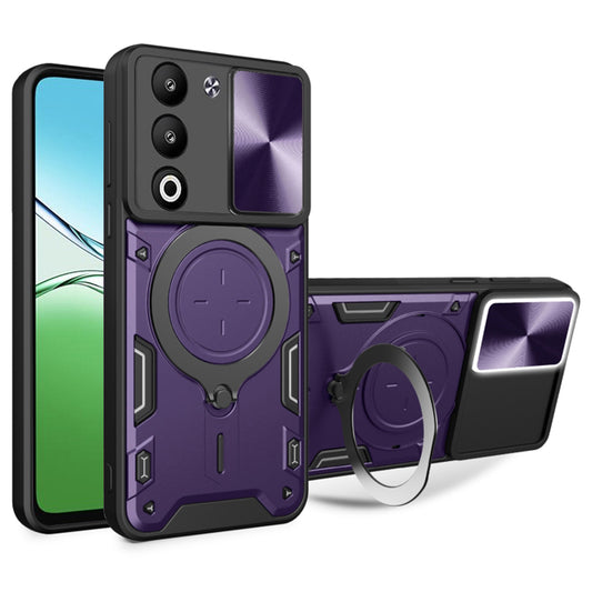 Case for Oppo A5 4G / A5 5G, Techsuit, CamGuard Pro, Purple