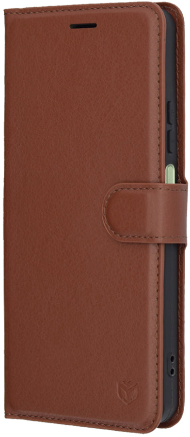 Case for Oppo A5 Pro 4G / A5 Pro, Techsuit, Leather Folio, Brown