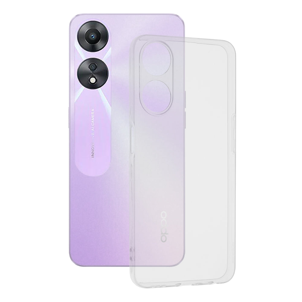 Case for Oppo A58 5G / A78 5G, Techsuit, Clear, Transparency
