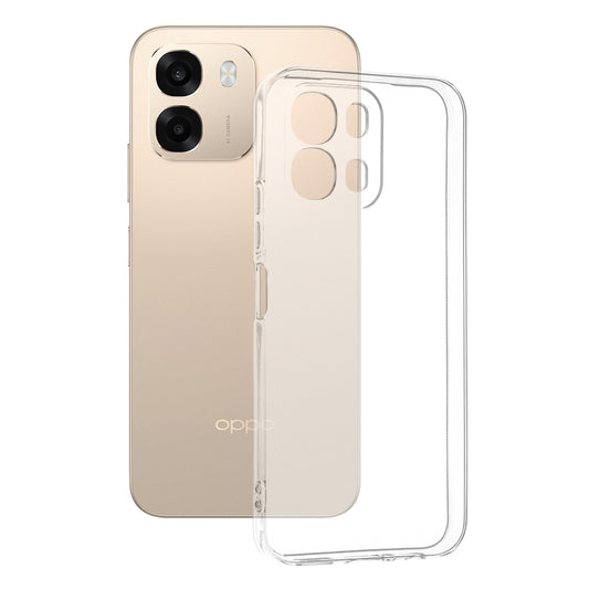 Case for Oppo A6 4G, Techsuit, Clear, Transparent