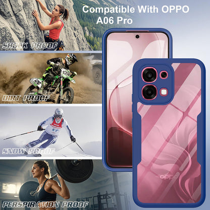 Case for Oppo A6 Pro 5G / A6 Pro 4G, Techsuit, ColorVerse 360, Blue