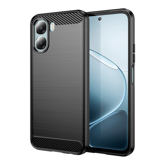Case for Oppo A6x 4G / A6x, Techsuit, Carbon, Black