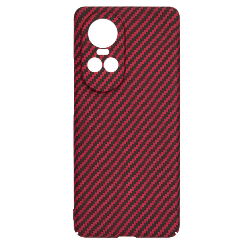 Case for Oppo Reno10 / Reno10 Pro, Techsuit, Carbonite FiberShell, Red