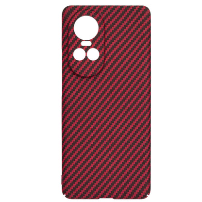 Case for Oppo Reno10 / Reno10 Pro, Techsuit, Carbonite FiberShell, Red