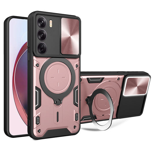 Case for Oppo Reno12 Pro, Techsuit, CamGuard Pro, Pink