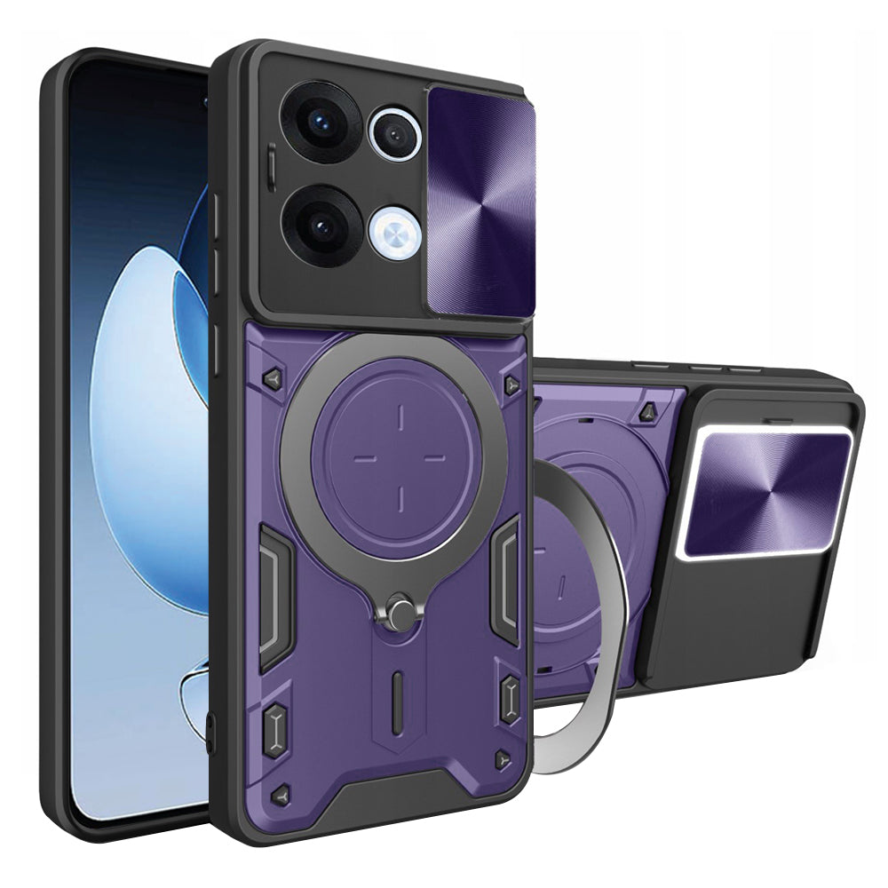 Θήκη για Oppo Reno13, Techsuit, CamGuard Pro, Μωβ