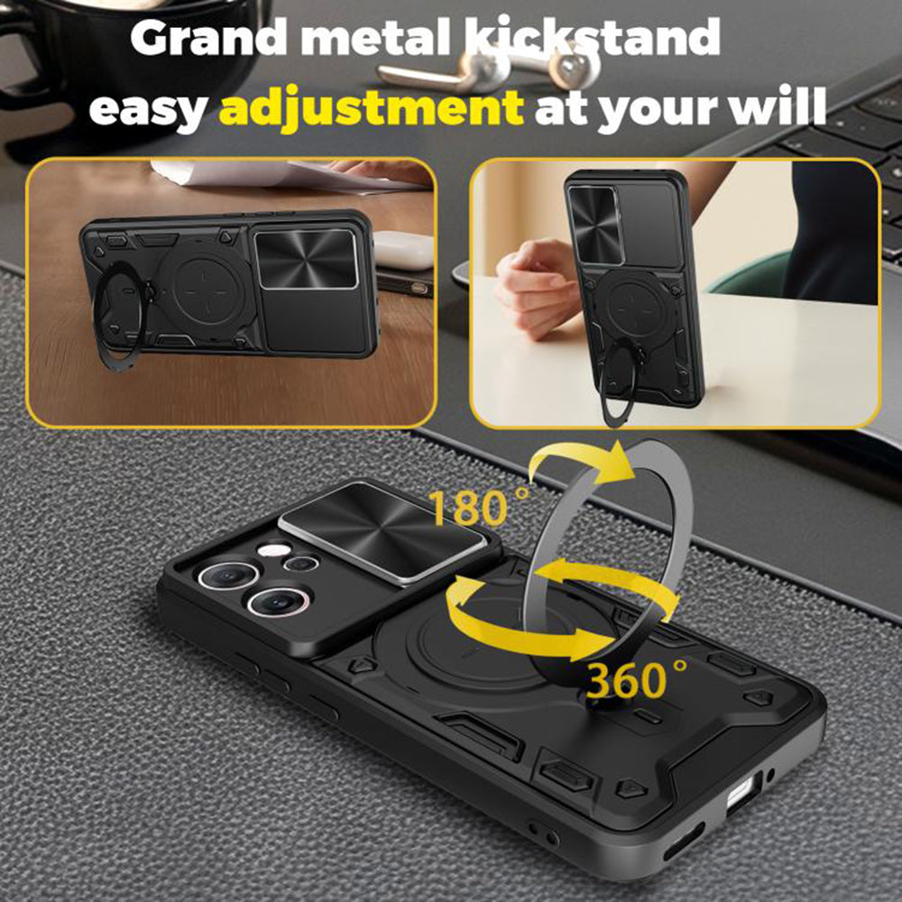 Case for Oppo Reno14 FS 5G / Reno14 F, Techsuit, CamGuard Pro, Red