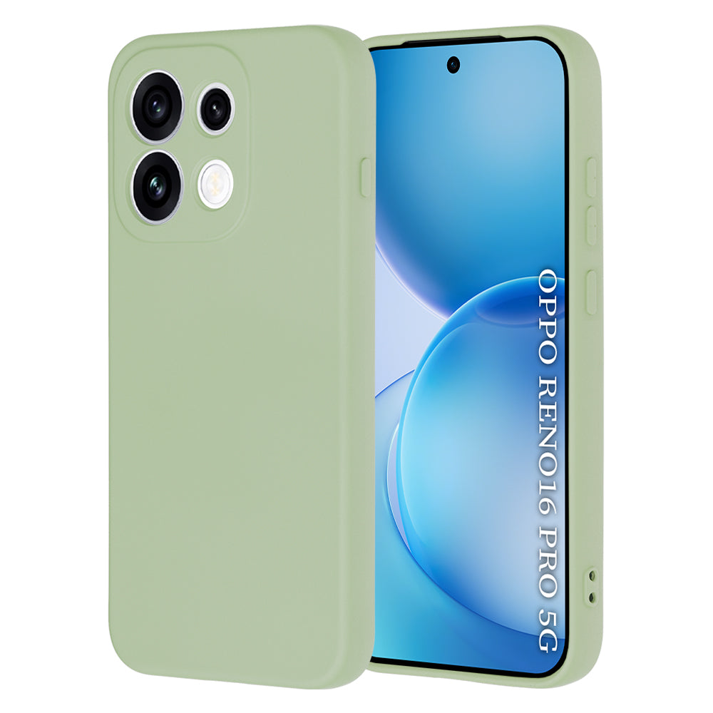 Case for Oppo Reno16 Pro, Techsuit, SoftFlex, Light Green