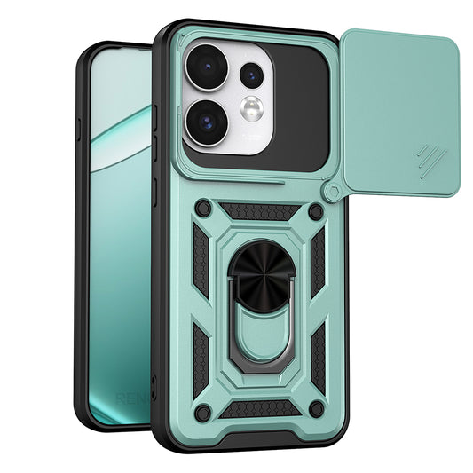 Θήκη για Oppo Reno16 / Reno16 Pro, Techsuit, CamShield, Πράσινο