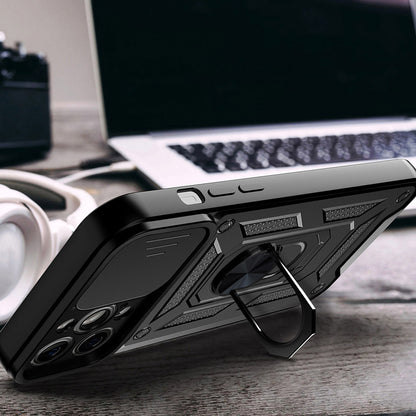 Θήκη για Oppo Reno6 5G, Techsuit, CamShield, Μαύρο