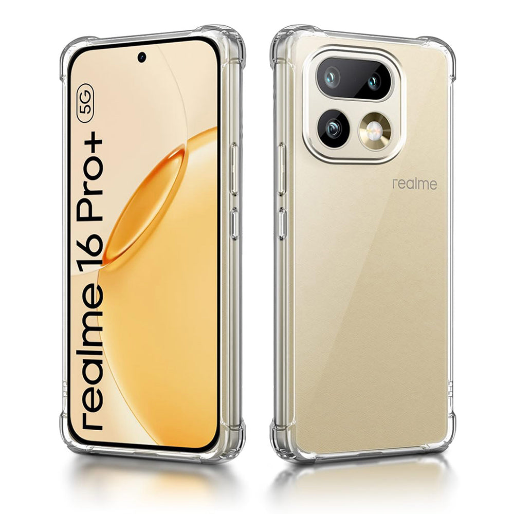 Θήκη για Realme 16 Pro+, Techsuit, Shockproof Clear, Διαφανής