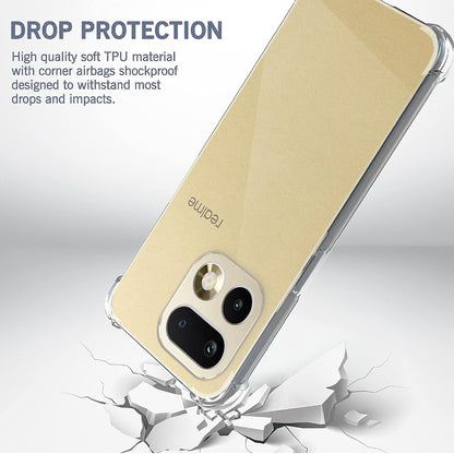 Θήκη για Realme 16 Pro+, Techsuit, Shockproof Clear, Διαφανής