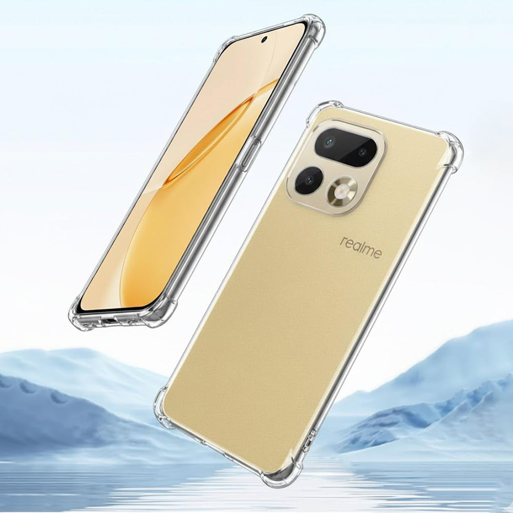 Θήκη για Realme 16 Pro+, Techsuit, Shockproof Clear, Διαφανής