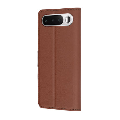 Case for Realme 16, Techsuit, Leather Folio, Brown