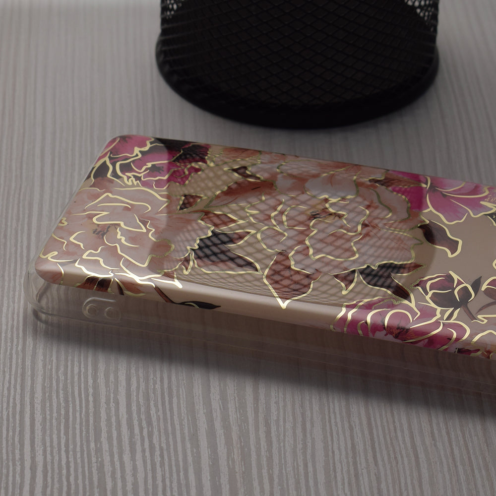 Case for Realme C21Y / C25Y, Techsuit, Marble, Beige