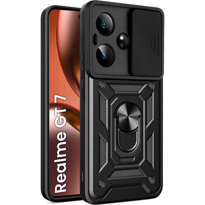 Θήκη για Realme GT 7, Techsuit, CamShield, Μαύρο
