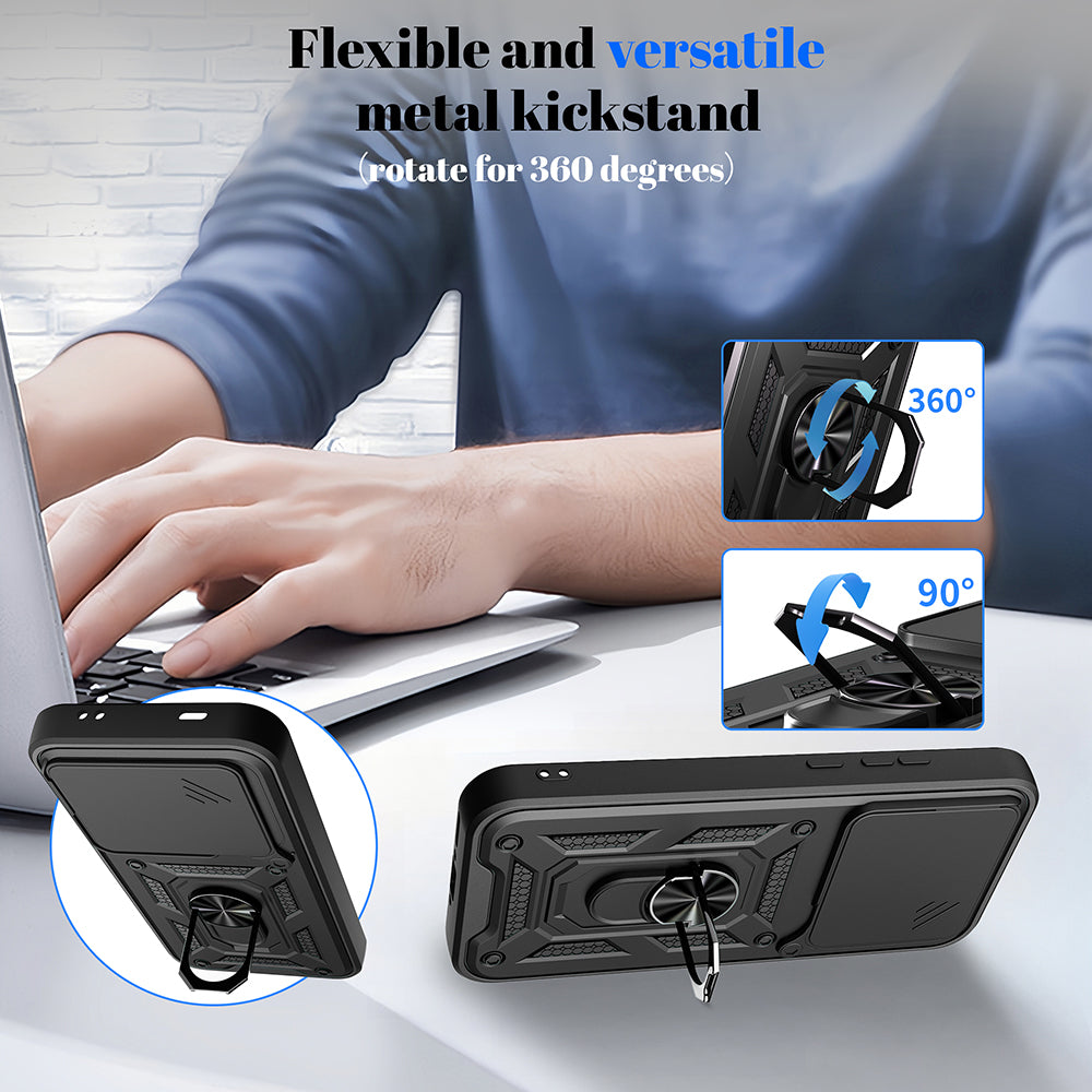 Θήκη για Realme GT 8 Pro, Techsuit, CamShield Στρογγυλή Εγκοπή Κάμερας, Μπλε
