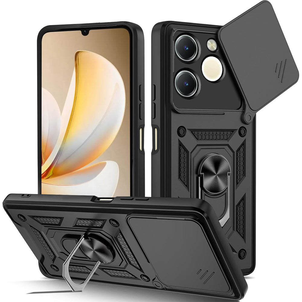Θήκη για Realme Note 70T, Techsuit, CamShield, Μαύρη