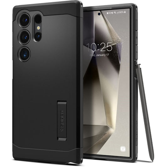 Case for Samsung Galaxy S24 Ultra S928, Spigen, Tough Armor, Black ACS07300