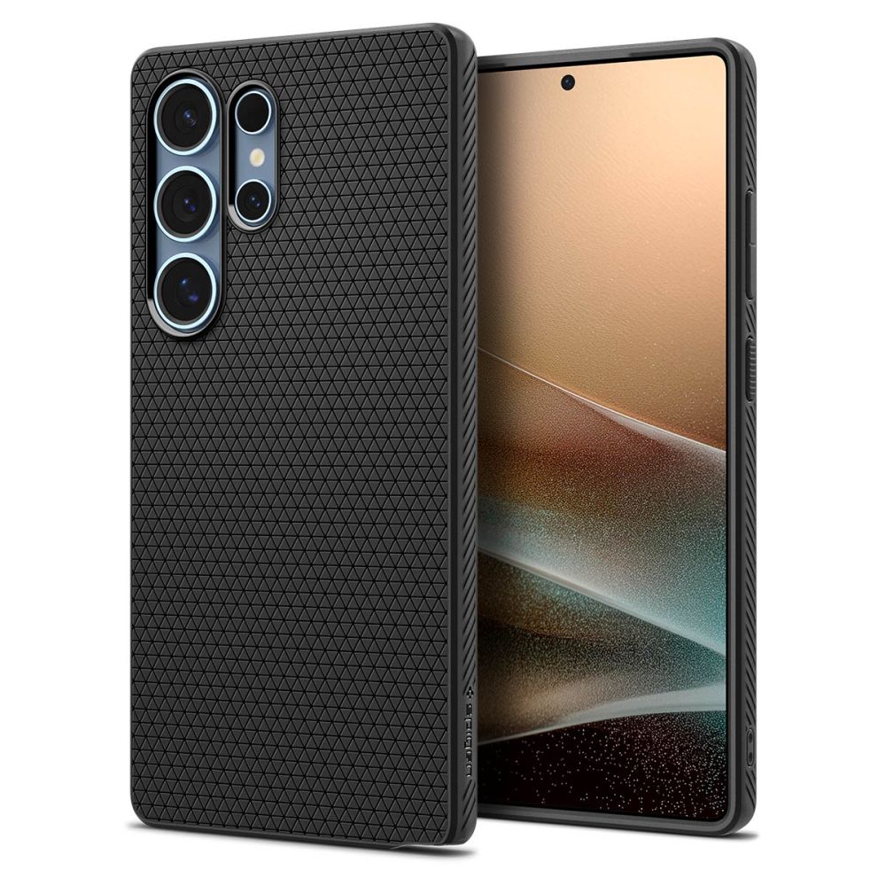 Θήκη για Samsung Galaxy S25 Ultra S938, Spigen, Liquid Air, Μαύρη ACS08953