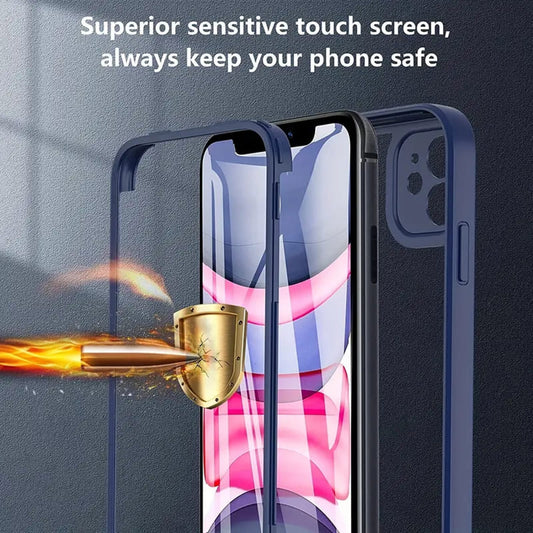 Case for Samsung Galaxy A18 5G A186 / A18 4G A185 / F17 / M17 / A17 4G A175, Techsuit, ColorVerse 360, Blue
