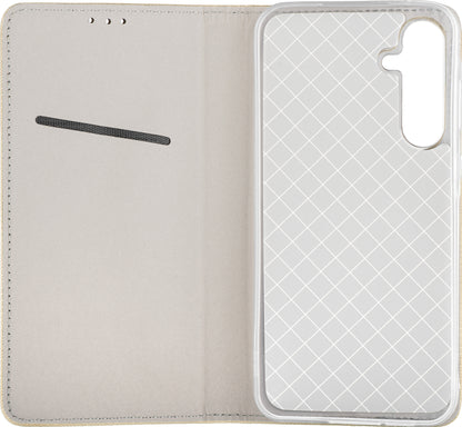 Θήκη για Samsung Galaxy A14 A145 / A14 5G A146, OEM, Smart Magnet, Χρυσή