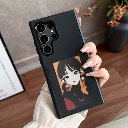 Case for Samsung Galaxy S25 Ultra S938, OEM, Customized E-Ink Display, Black