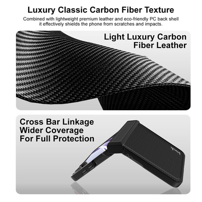 Case for Samsung Galaxy Z Flip8 F776, Imak, Carbon, Black
