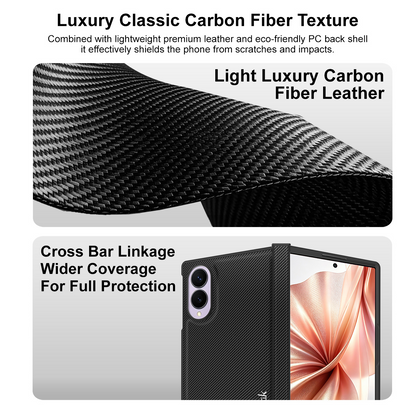 Case for Samsung Galaxy Z Fold8 F971, Imak, Carbon, Black