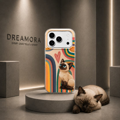 Θήκη για Samsung Galaxy A07 5G A076 / A07 4G A075, Perfect Case, Dreamora Kitty, Πολύχρωμο