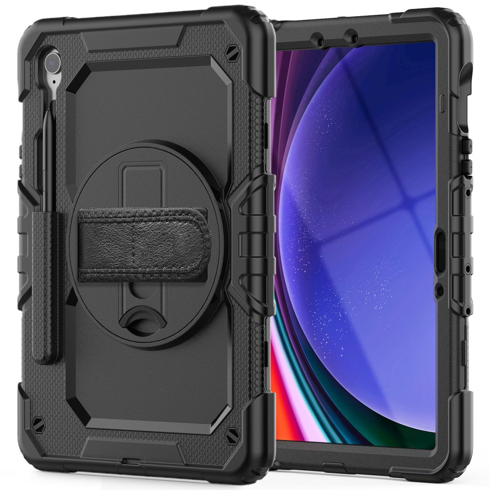 Θήκη για Samsung Galaxy Tab S10 Lite / Tab S10 FE / Tab S9 FE / Tab S9, Tech-Protect, Solid360, Μαύρη