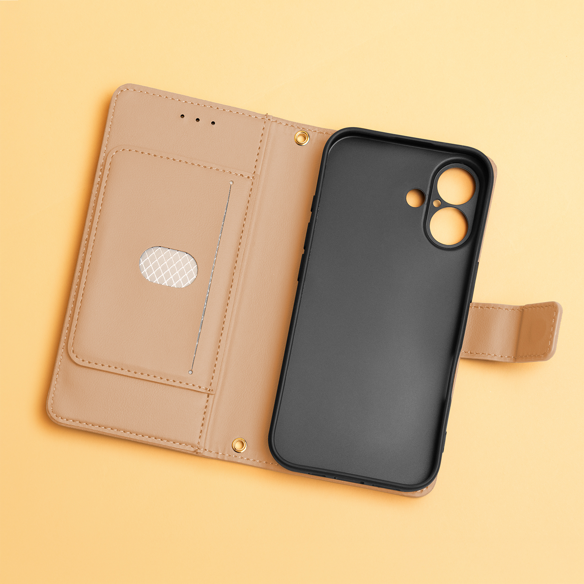 Case for Samsung Galaxy A37 5G, OEM, Smart Triangle, Brown