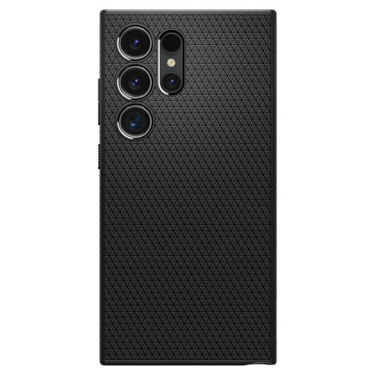 Case for Samsung Galaxy S24 Ultra S928, Spigen, Liquid Air, Black ACS07287
