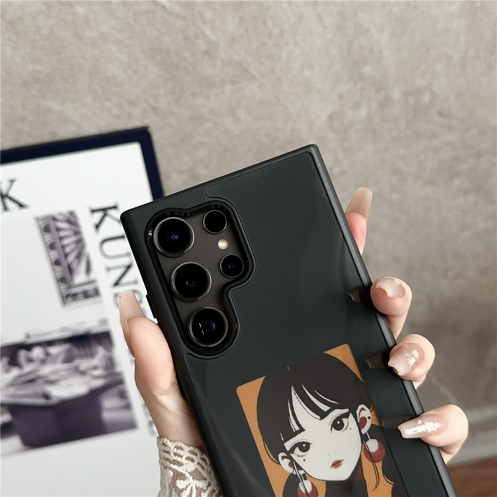 Case for Samsung Galaxy S25 Ultra S938, OEM, Customized E-Ink Display, Black