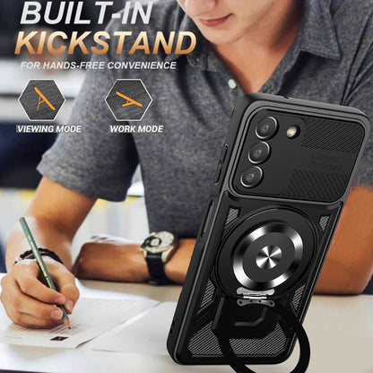 Θήκη για Samsung Galaxy A05s A057, Techsuit, RuggedCam, Μωβ