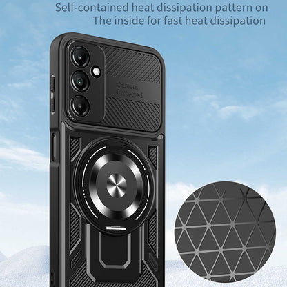 Θήκη για Samsung Galaxy A05s A057, Techsuit, RuggedCam, Μωβ