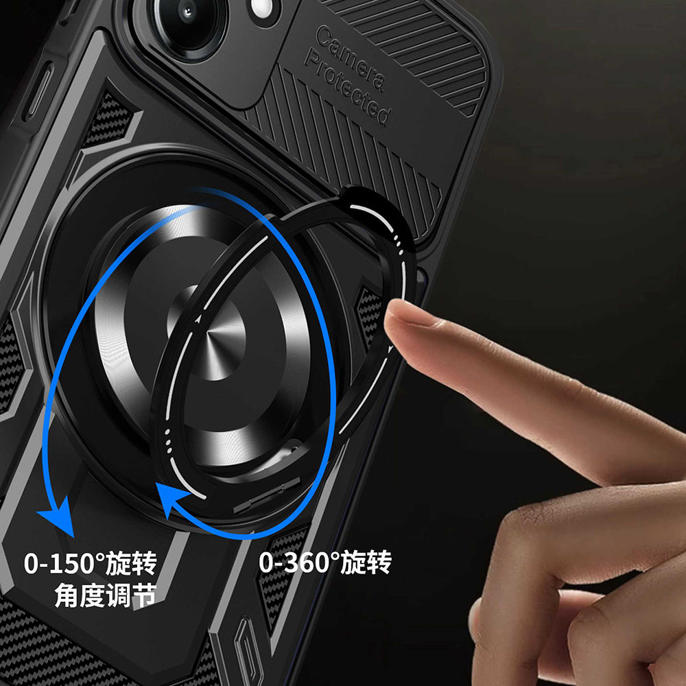 Θήκη για Samsung Galaxy A06 A065, Techsuit, RuggedCam, Γκρι