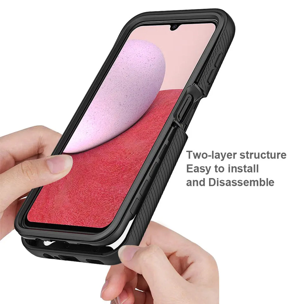 Case for Samsung Galaxy A14 A145 / A14 5G A146, Techsuit, Defense360 Pro, Black